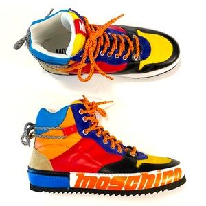 Men’s | Moschino | High Top Sneakers | Multi-colored | 39 (7)